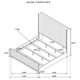 Natasha Wingback Bed