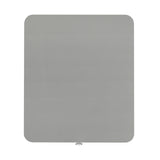 Avril Chairside Table with Power/USB in Silver