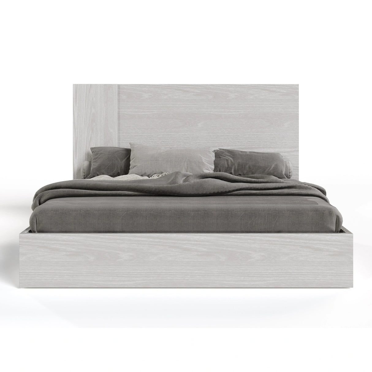Asus - Modern Italian White Bed