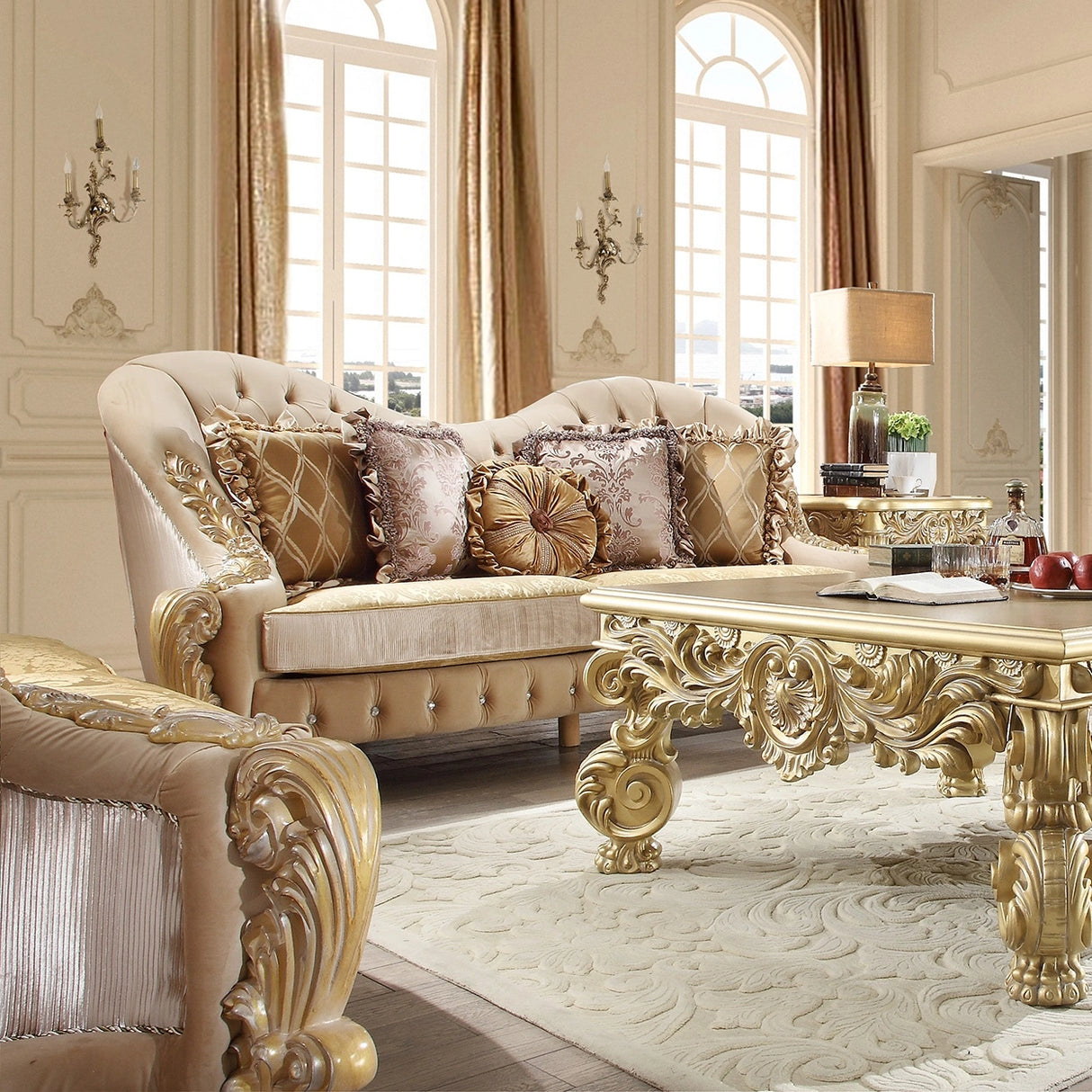 HD-817 - 2PC SOFA + LOVE SET