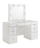 Luxo Vanity Pedestals White