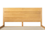 Seattle - Modern Natural Oak Bed