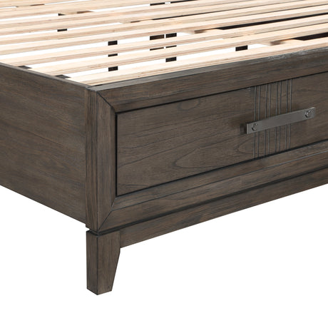 Landon 5/0 Q Headboard-Walnut