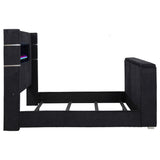 Tisdall Wingback TV Bed with Flame Visualizer