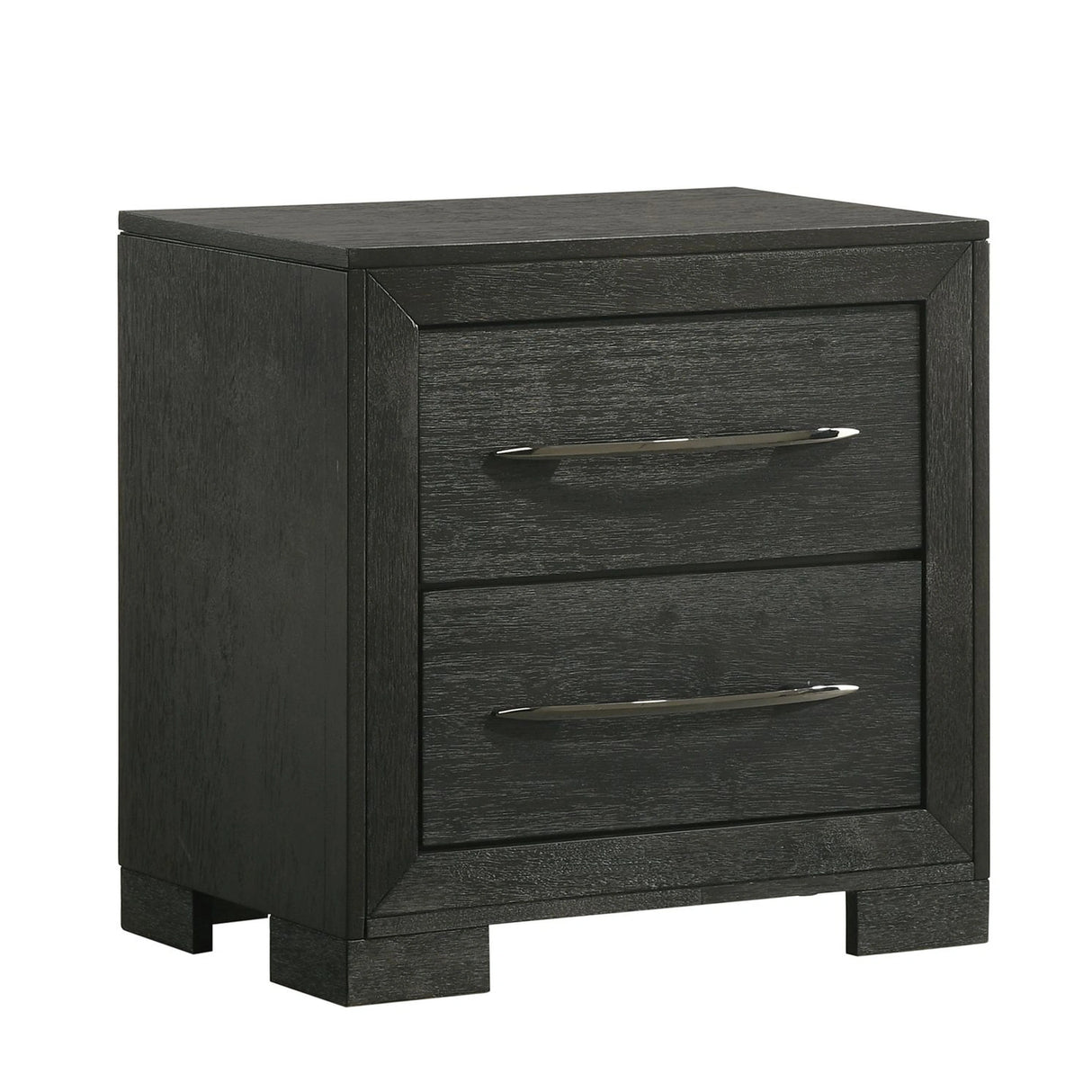 Allan 2-Drawer Nightstand in Black