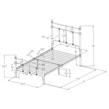 Novak Eastern King, Full, Queen, & Twin Bed