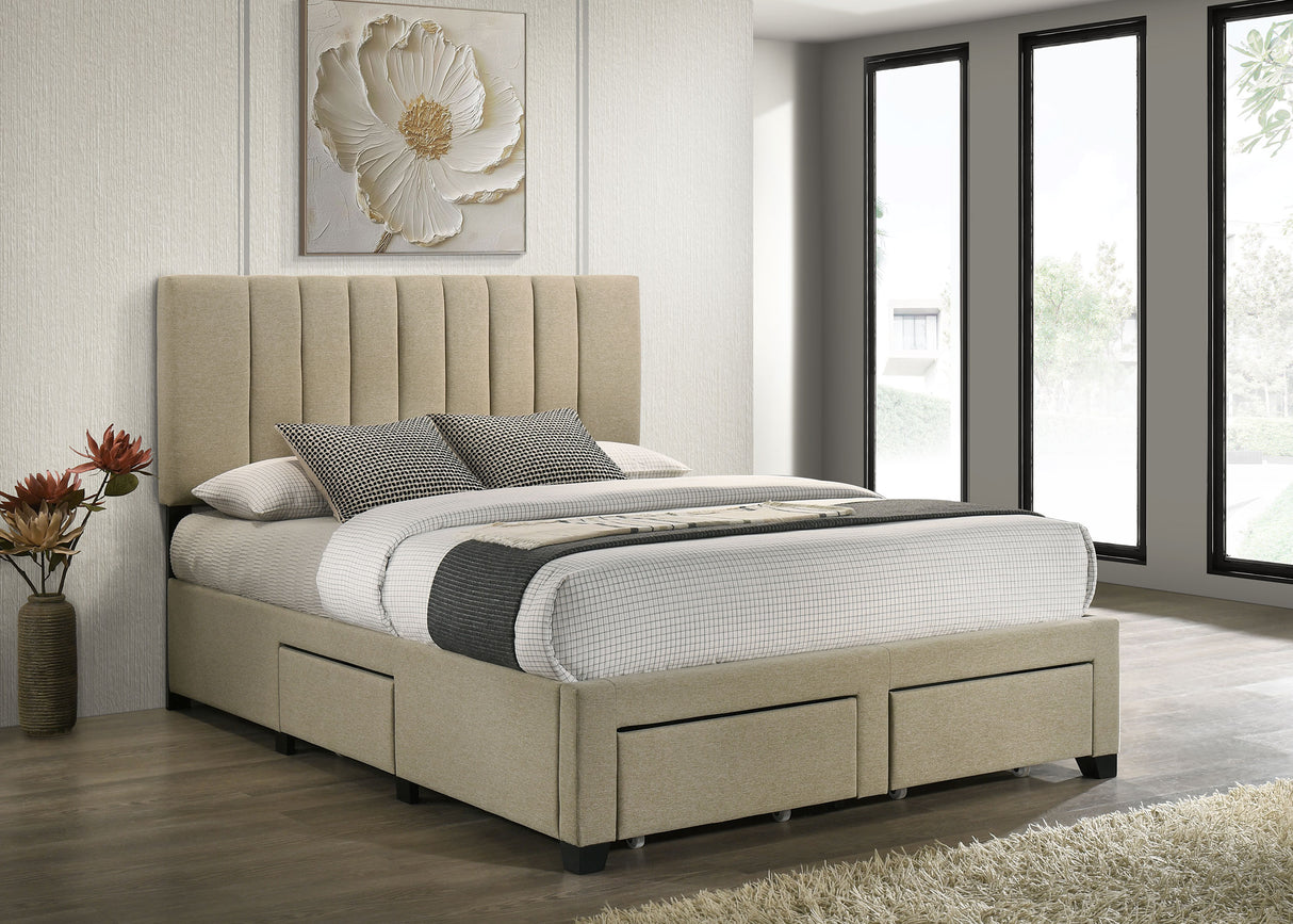 Wheatland Panel Platform Storage Bed