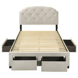 Marianna Panel Platform Storage Bed