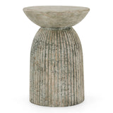 Katyal - Modern Old Grey Fiberform End Table