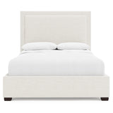 Morgan Fabric Storage Panel Bed Queen (64" H)
