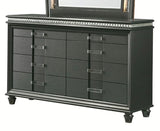 Crown Mark Furniture Adira 8 Drawer Dresser in Silver image