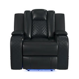 Carlo Power Motion Recliner with Power Headrest, LED