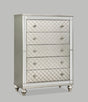 Crown Mark Furniture Cristian 5 Drawer Chest in Beige image