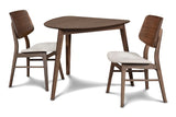 OSCAR CORNER TABLE - WALNUT