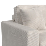 Arizona Modular Armchair/Chaise with 1 Pillow 20" in Steno Beige