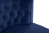 Perry Navy Velvet Dining Chair