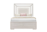 Clara Beige Bed with LED