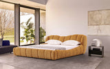 Janine - Modern Camel Fabric Bed