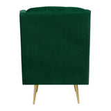 Bryan Accent Chair w/ Gold Legs