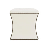 Roscoe Leather Ottoman