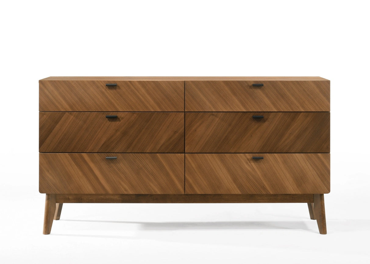 Kamela -Modern Walnut Bedroom Set
