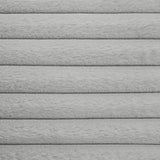 Rosebery UPH Bed with 2 Pillows in Light Grey Corduroy