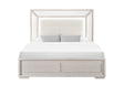 Clara Beige Bed with LED
