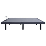 Negan Eastern King, E.King, Queen, & Twin XL Adjustable Bed Base Grey and Black