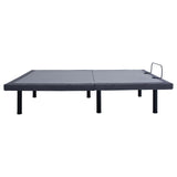 Negan Eastern King, E.King, Queen, & Twin XL Adjustable Bed Base Grey and Black