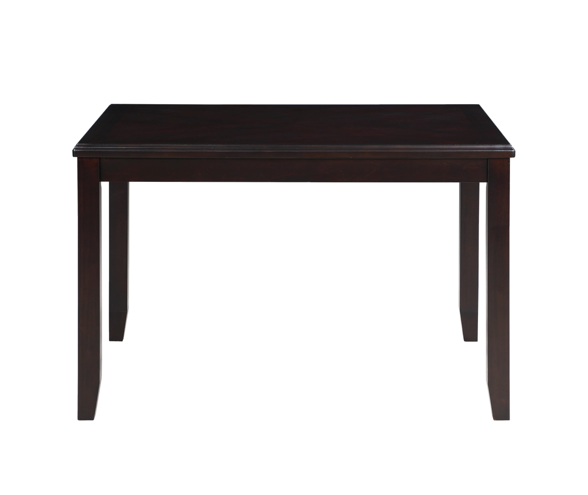 GIA 5PC 48" RECT. DINING TABLE & 4 CHAIRS-EBONY