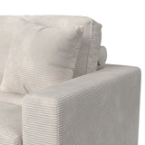 Arizona Modular Armchair/Chaise with 1 Pillow 20" in Steno Beige