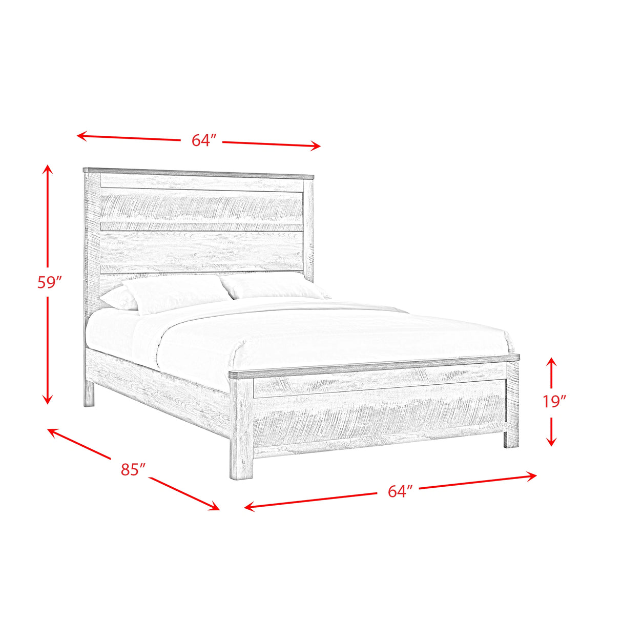 Millers Cove Panel Bed