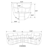 Sycamore Power Reclining Sectional Sofa