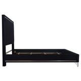 Ava 5/0 Q Headboard, Footboard & Slat Kit-Ebony