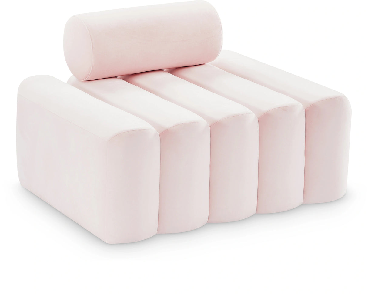 Melody Pink Velvet Chair
