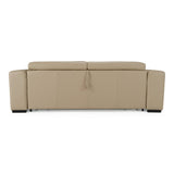 Icon - Modern Italian Cappuccino Leather Sofa Bed