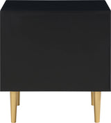 Zayne Black Night Stand