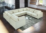 Julia Cream Velvet Modular Sectional (8 Boxes)