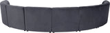 Limitless Grey Velvet 8pc. Modular Sectional