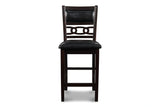 GIA ROUND COUNTER DINING 5 PC SET-EBONY