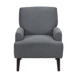 Kiwi Chair in 8077 Boucle Grey & Espresso