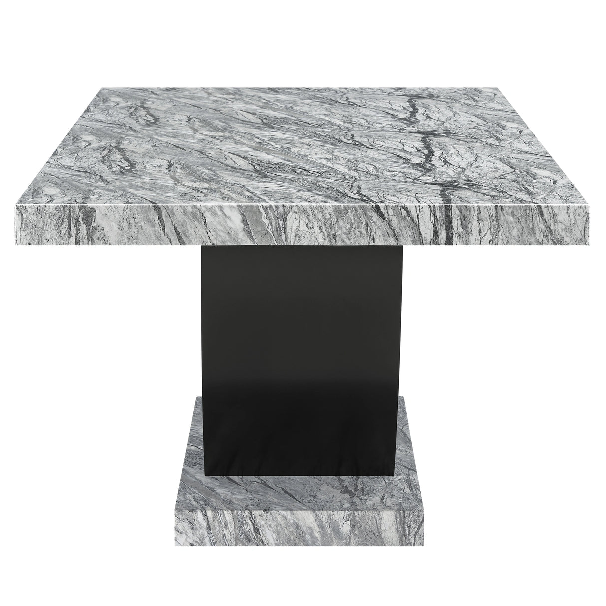 Lyra Dining Table Top And Base Bottom Marble