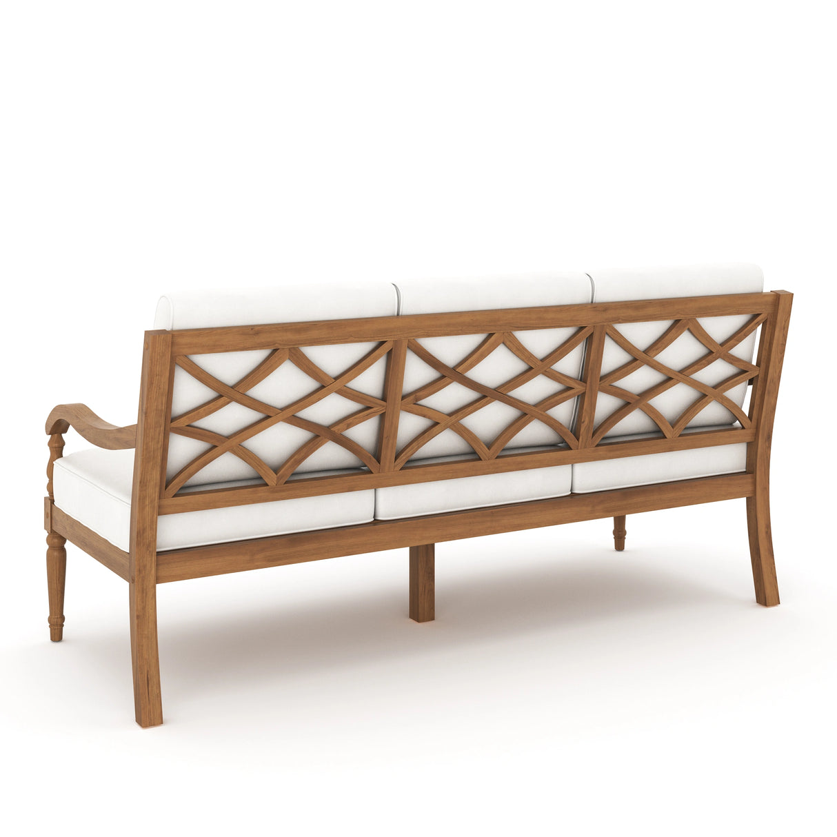 Savannah Sofa-White Linen