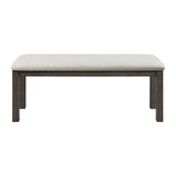 Grady 6PC Dining Set (72" Table + 4 Chairs + Bench) in Brown