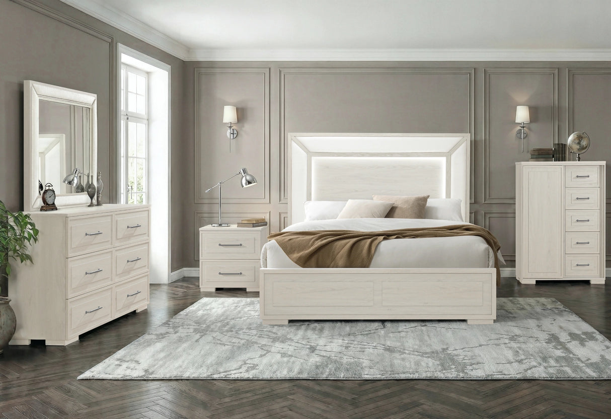Clara Beige Nightstand