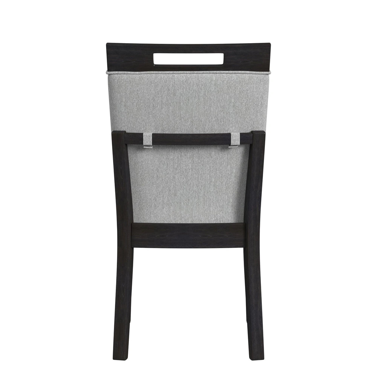 Transcend Side Chair with Light Grey Fabric in Charcoal (2 Per Carton)