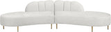 Divine Cream Velvet 2pc. Sectional
