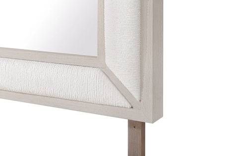 Clara Beige Upholstered Mirror