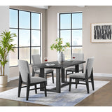 Portland Dining Set in Black