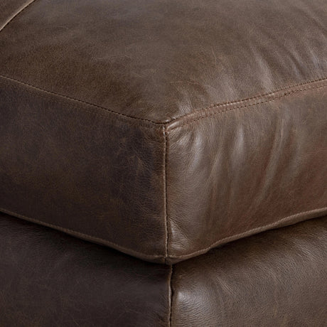 Nest Leather Ottoman